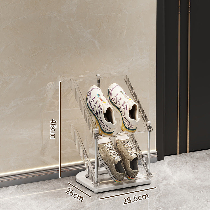 Shoe rack with transparent design Acalora
