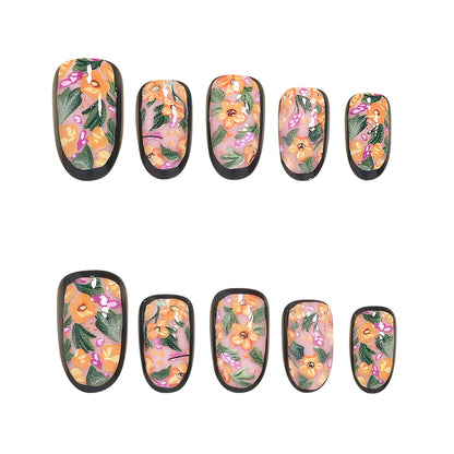 Seasonal Themed Press-On Nail Art Set Acalora