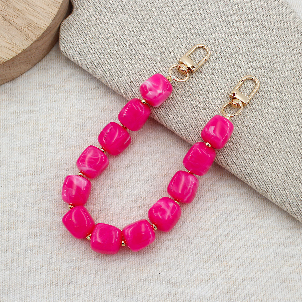 Chunky Beaded Eyewear Chain Acalora