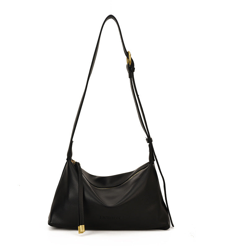 Textured Casual Shoulder Bag Acalora