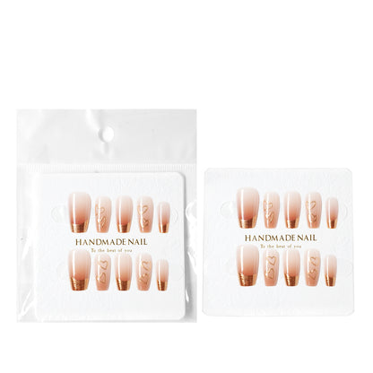 Intricate Nail Art Press-On Tips Acalora