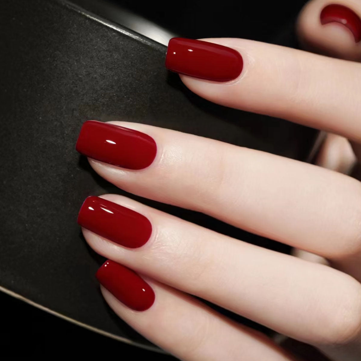 Premium Glossy Long Press-On Nails Acalora