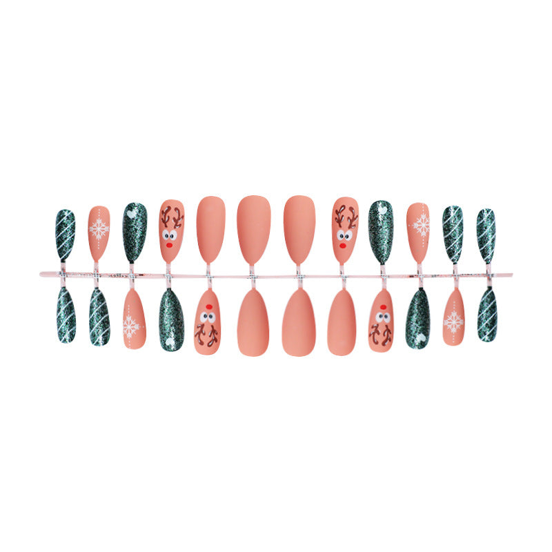 Festive Holiday-Themed Press-On Nails Acalora