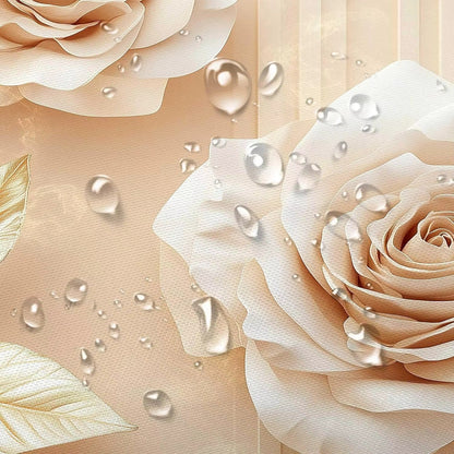 Floral Embossed Shower Curtain