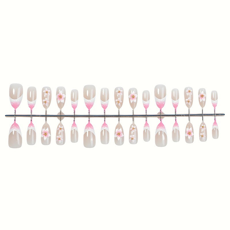 Floral Art Press-On Nail Set Acalora