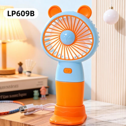 Ladies' Portable Handheld Fan in a cute bear motif Karnz