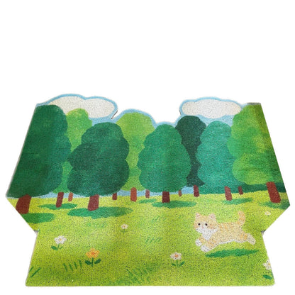 Cartoon Forest Animal Doormat