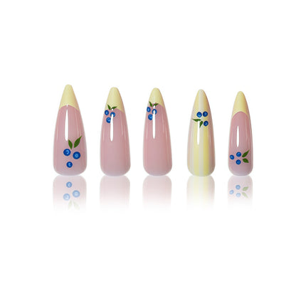 Artistic Stiletto Press-On Nail Art Set Acalora