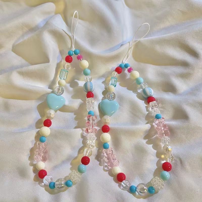Colorful Beaded Charm Bracelet Acalora