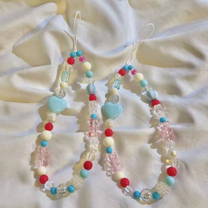 Colorful Beaded Charm Bracelet Acalora