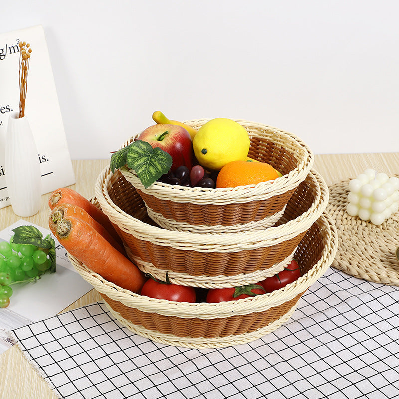 Artisan Woven Serving Bowl Acalora
