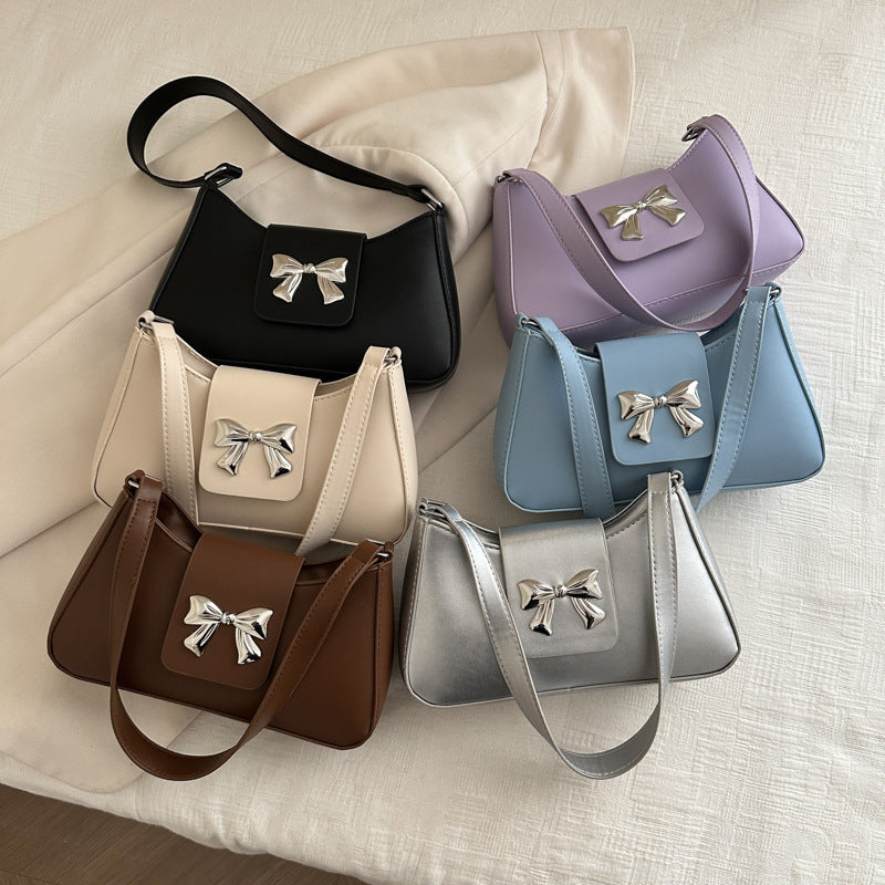 Stylish Bow Accent Handbag Acalora