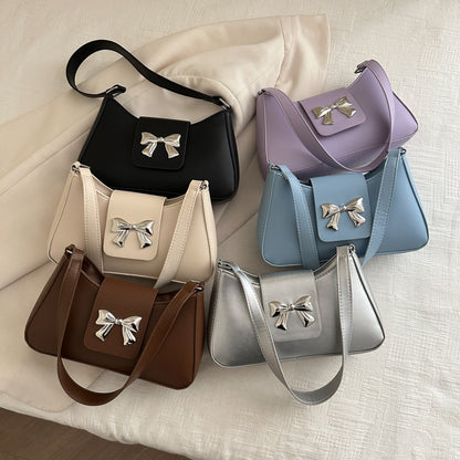 Stylish Bow Accent Handbag Acalora