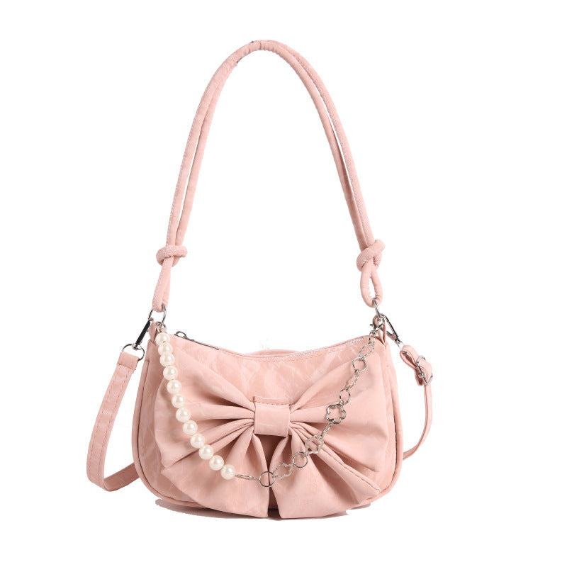 Elegant Bow-Embellished Handbag Acalora