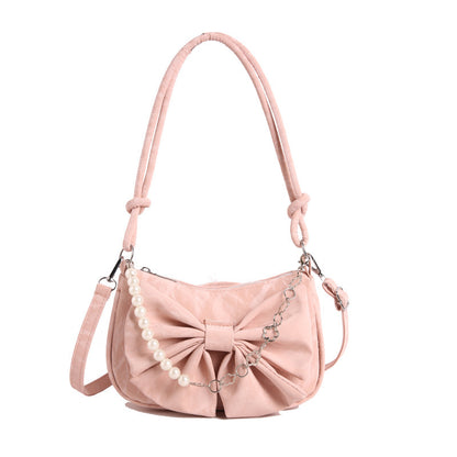 Elegant Bow-Embellished Handbag Acalora