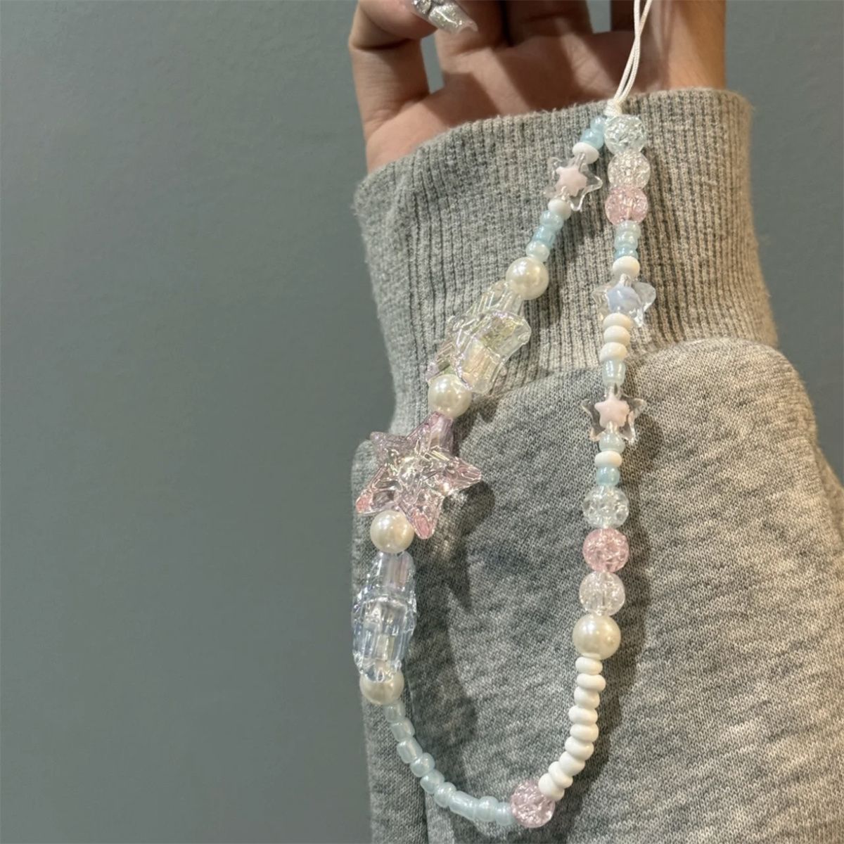 Star-Themed Beaded Necklace Acalora