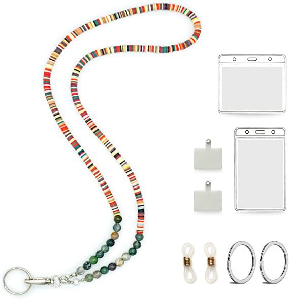 Beaded ID Badge Lanyard Acalora