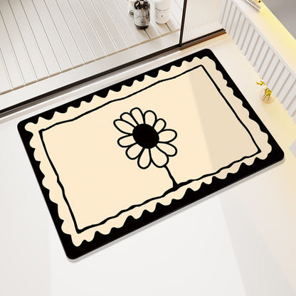 Playful Cartoon Dog-Themed Bath Mat Acalora