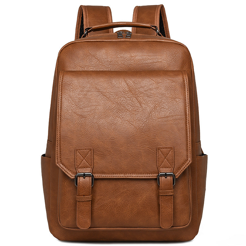 Stylish Leather Backpack Acalora