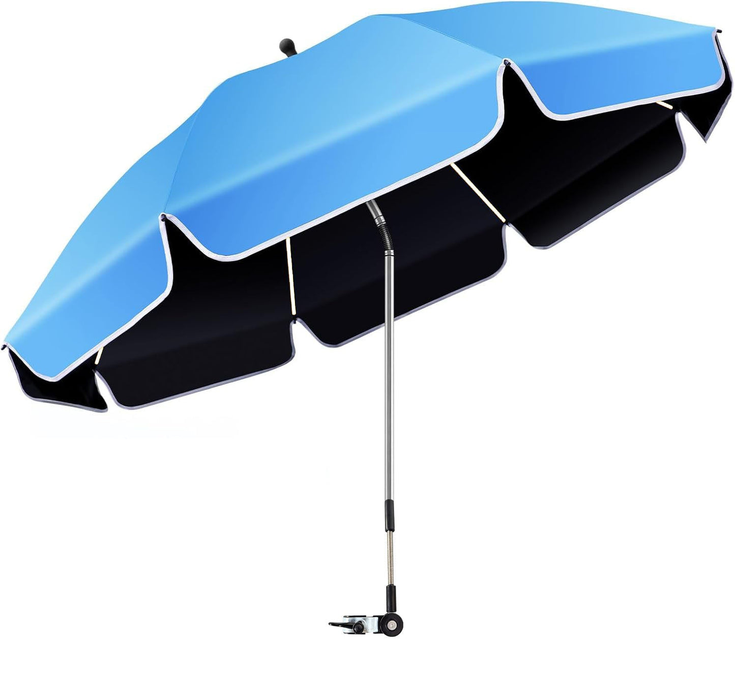 Women's stable beach sun protection umbrella with adjustable mounting system Karnz