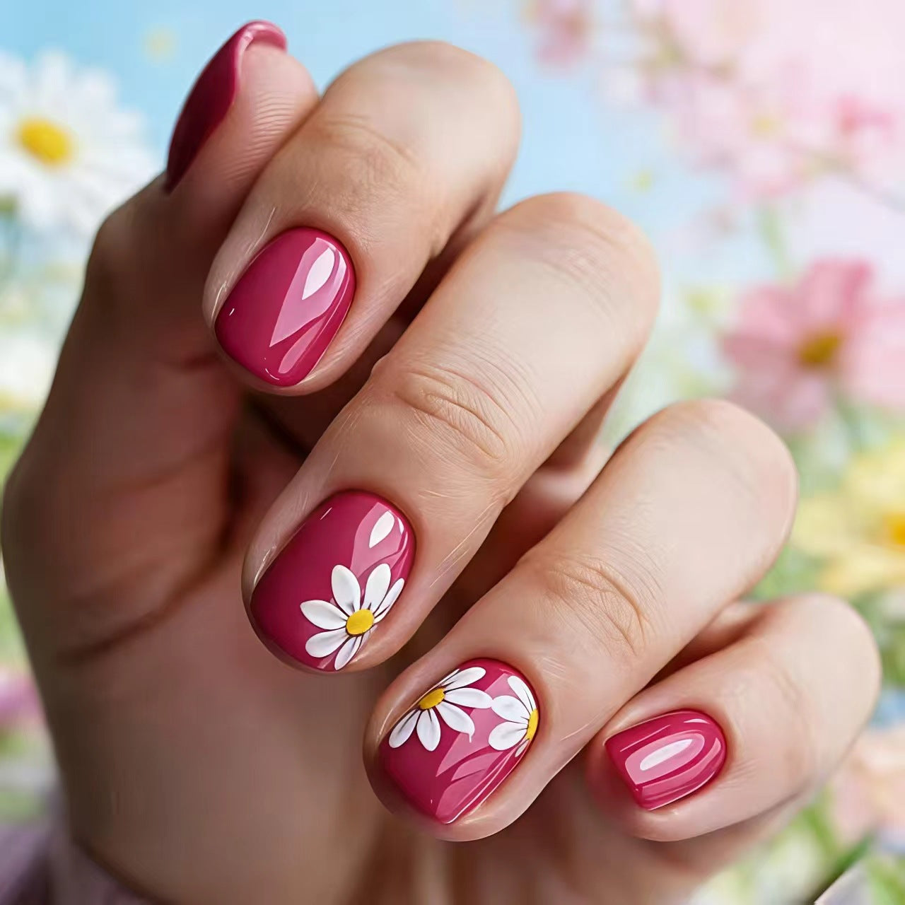 Floral Art Nail Wraps Acalora