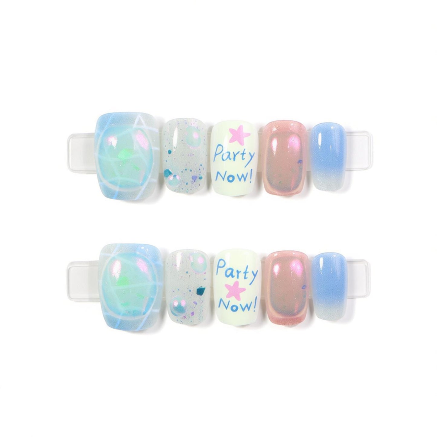 Creative Party-Themed Press-On Nail Set Acalora