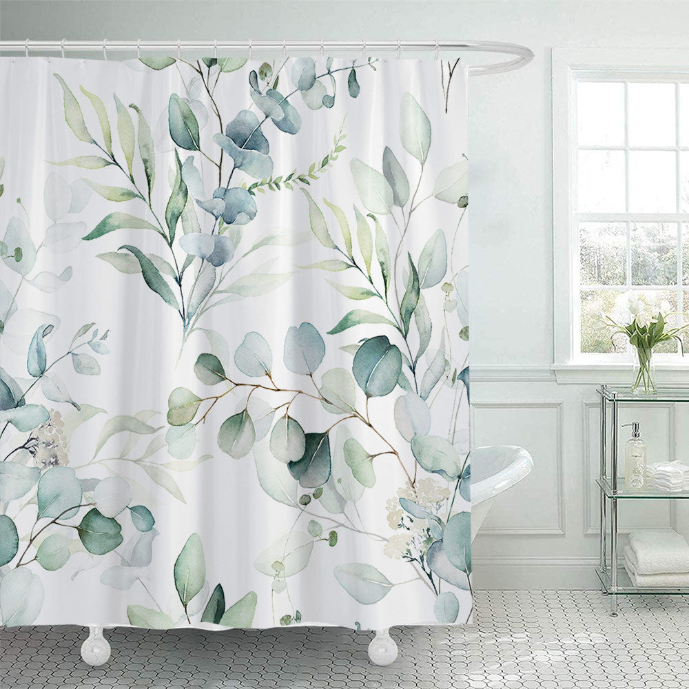Tropical Botanical Shower Curtain