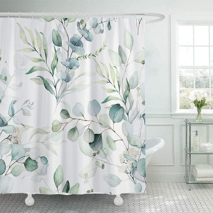 Tropical Botanical Shower Curtain