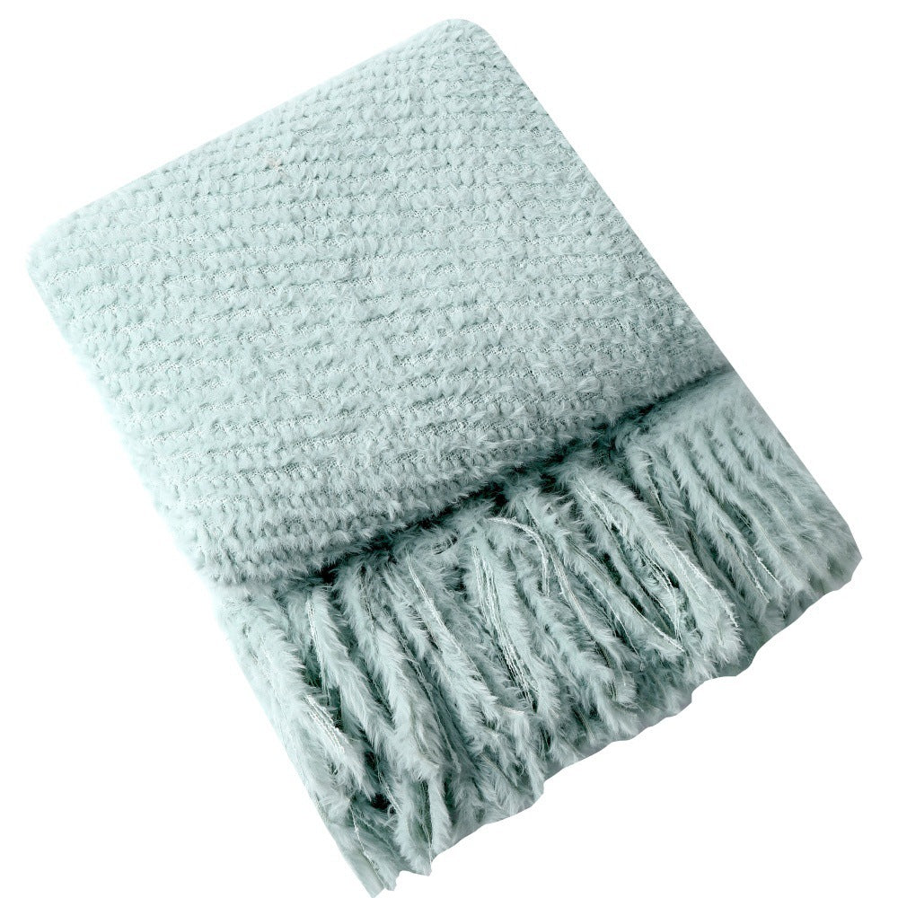 Soft Textured Throw Blanket