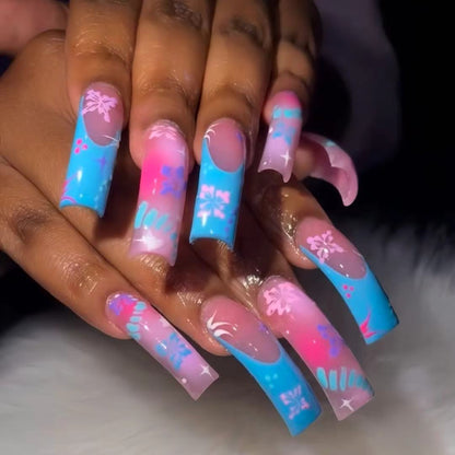 Artistic Press-On Nail Extensions Acalora