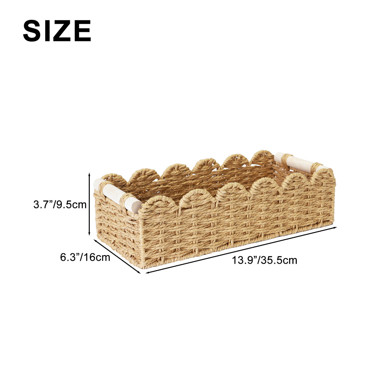 Decorative Woven Storage Caddy Acalora