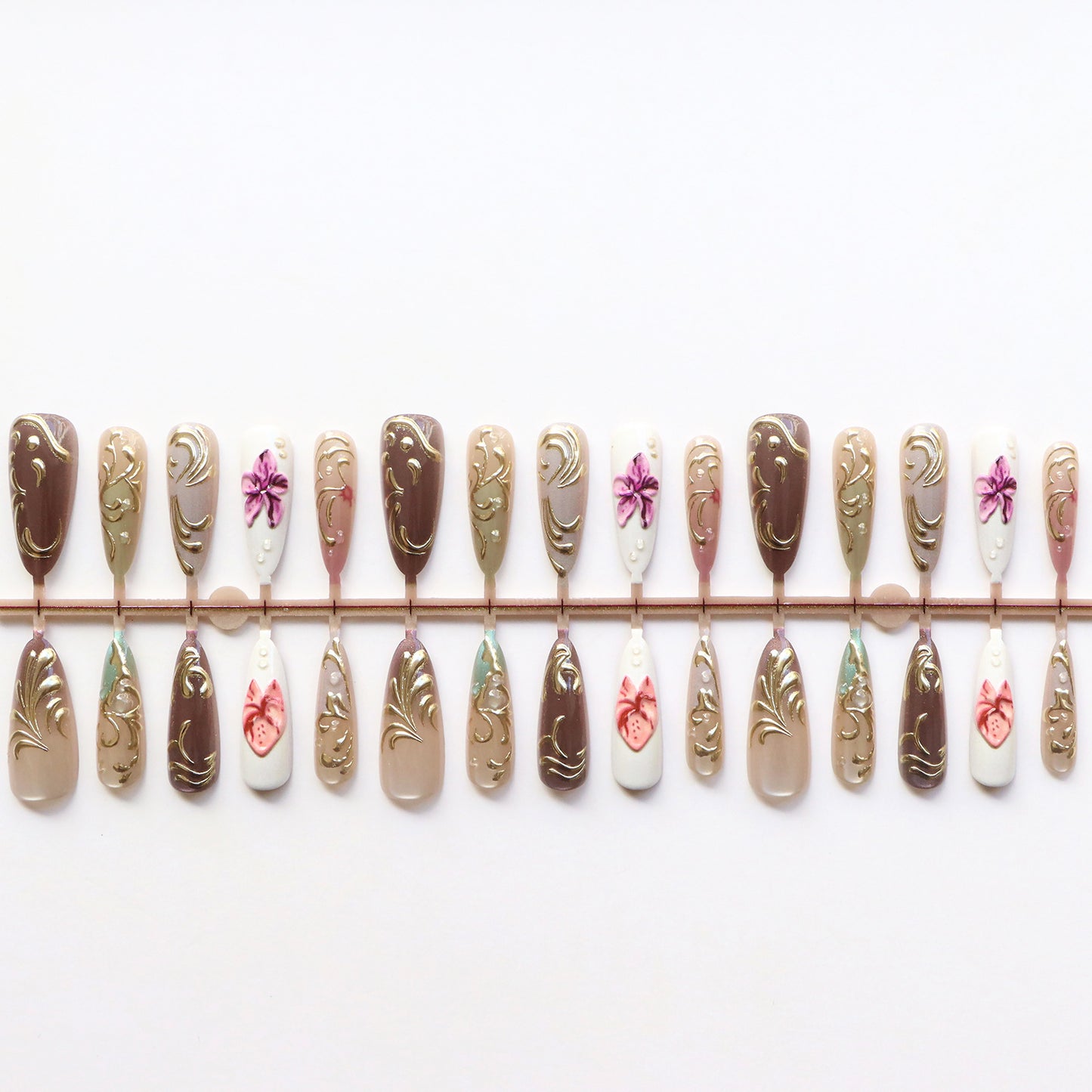 Artistic Gel Nail Design Acalora