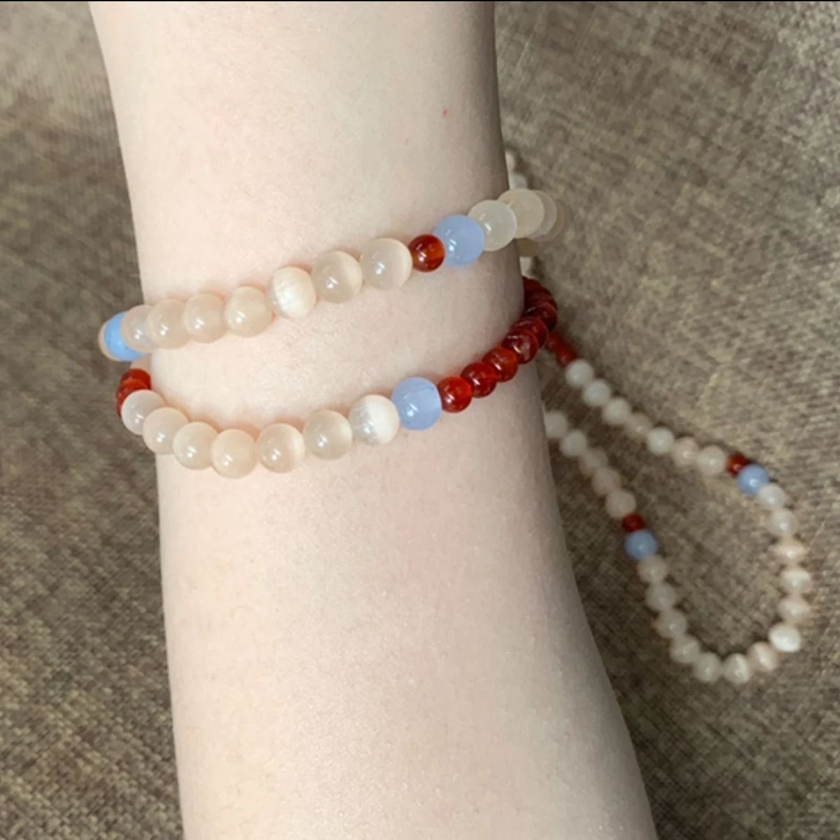 Handmade Gemstone Stretch Bracelet Acalora