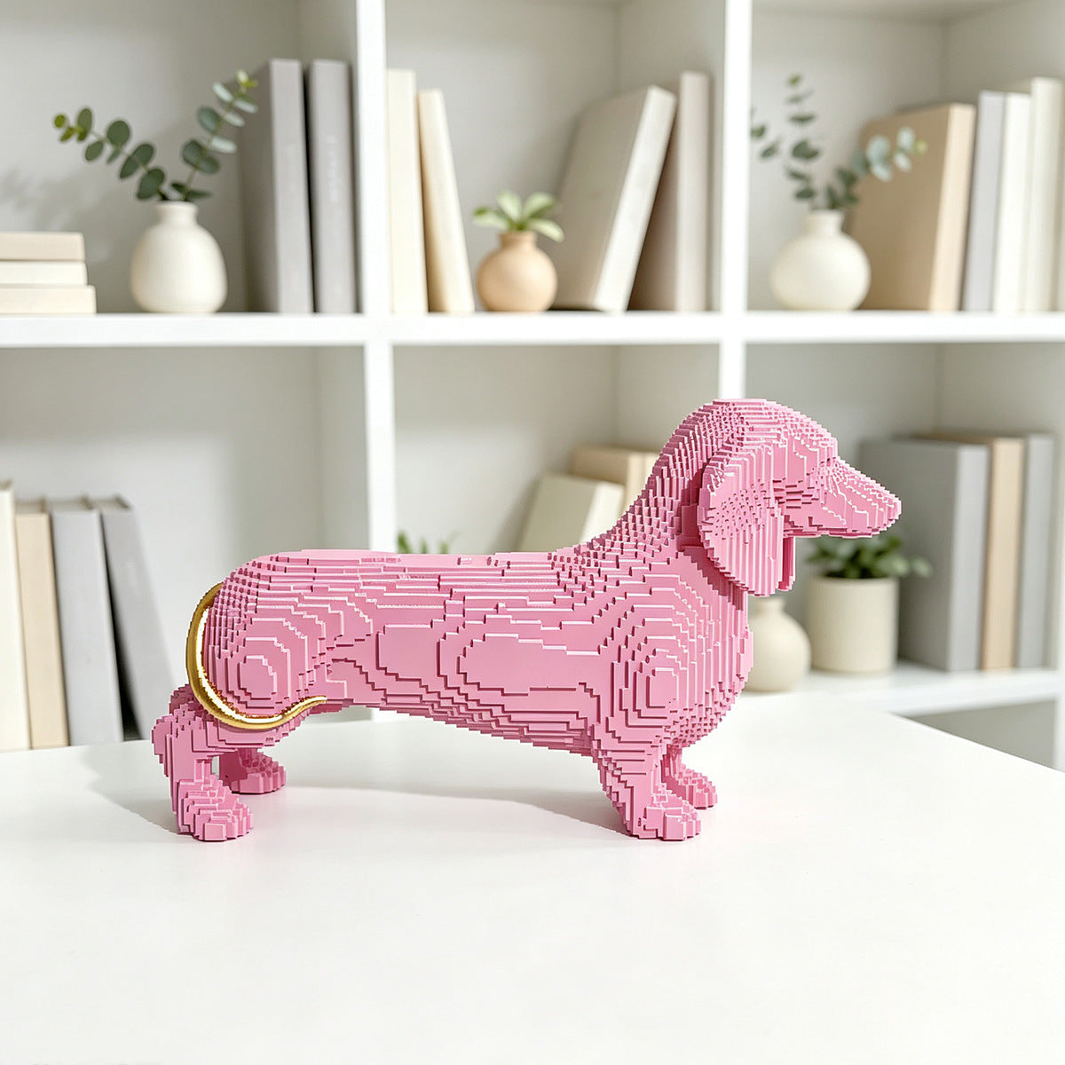 Playful decorative figure of a cute dachshund Acalora