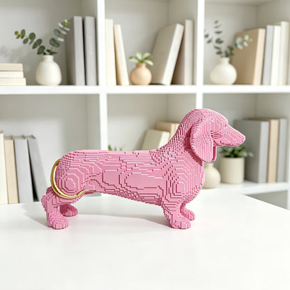 Playful decorative figure of a cute dachshund Acalora