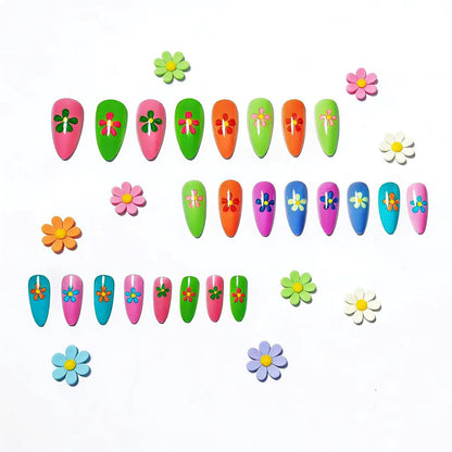 Decorative 3D Floral Nail Art Acalora