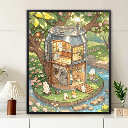 Whimsical Home Illustration Wall Art