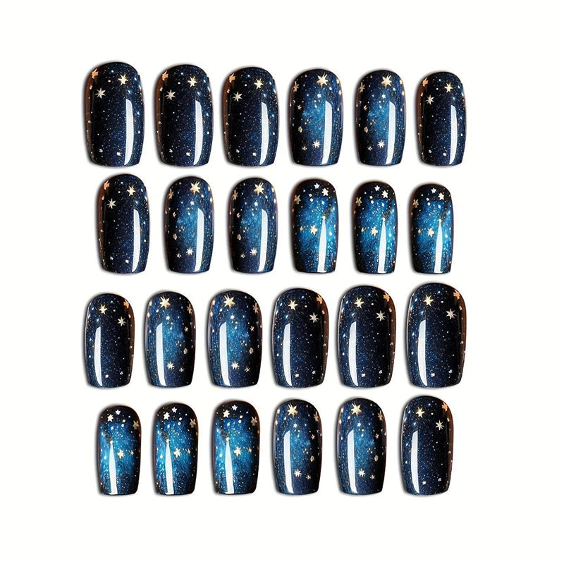 Celestial Starry Night Press-On Nail Set Acalora