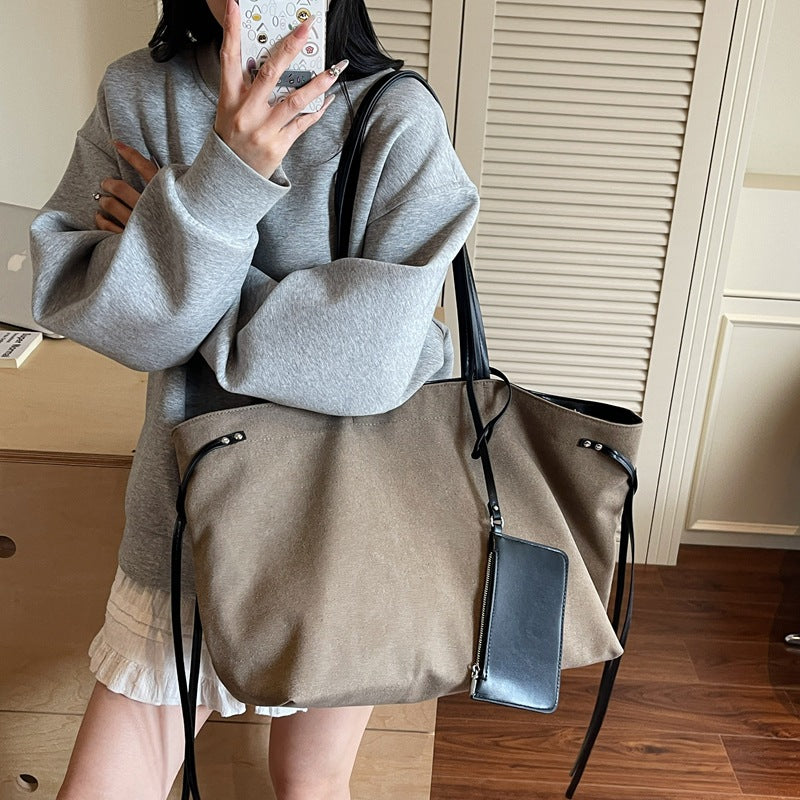 Spacious Canvas Tote Bag Acalora