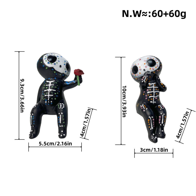 Romantic Skeleton Figure Acalora