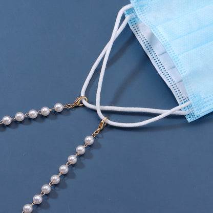 Crystal-Accented Eyewear Chain Acalora