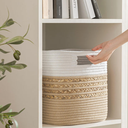 Functional storage basket with carrying handles Acalora