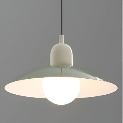 BowLift | Modern Macaron Bauhaus Pendant Light – Iron Shade
