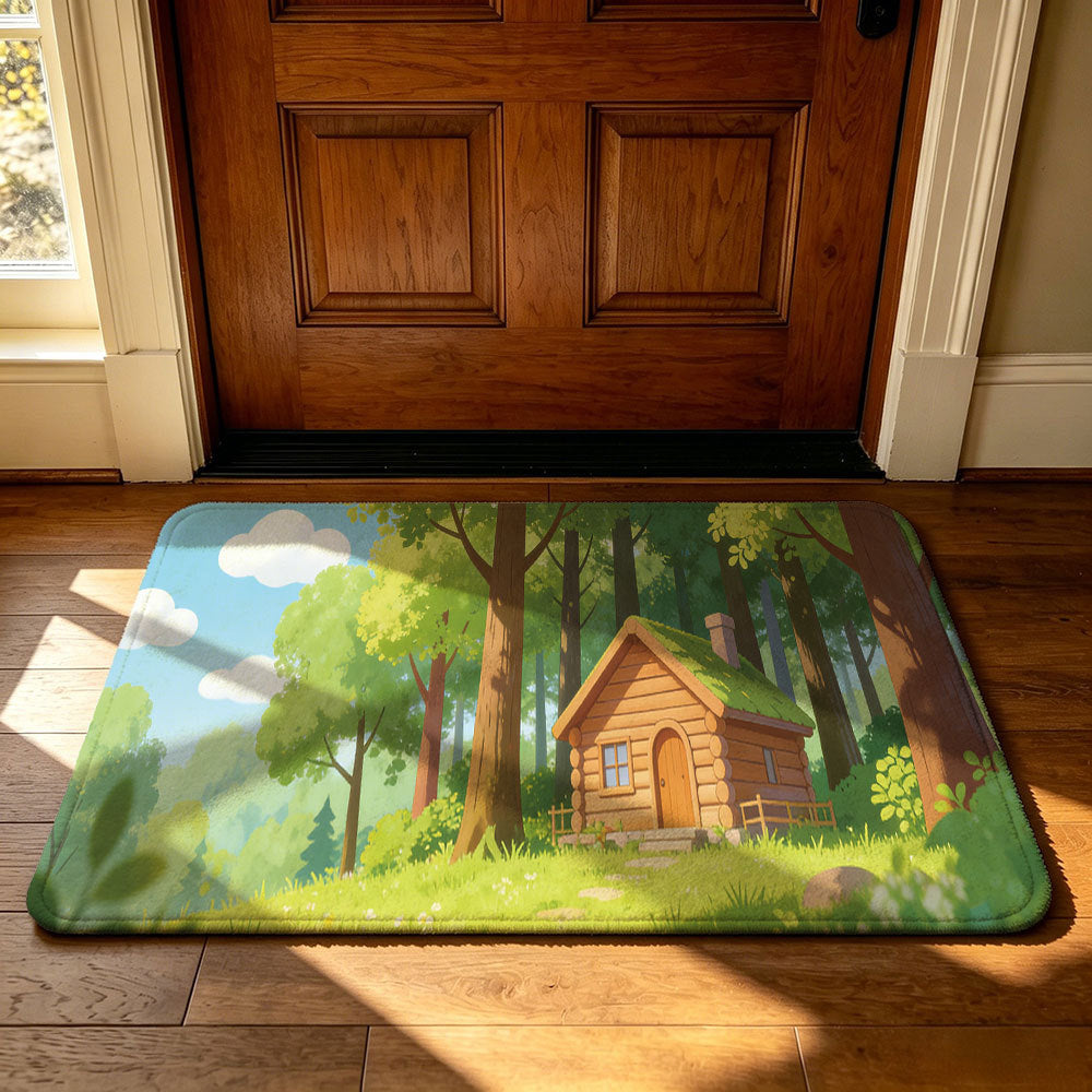 Unisex Artistic Outdoor-Themed Welcome Mat