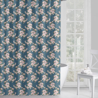 Floral Patterned Shower Curtain