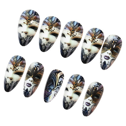 Creatively designed nail art Acalora