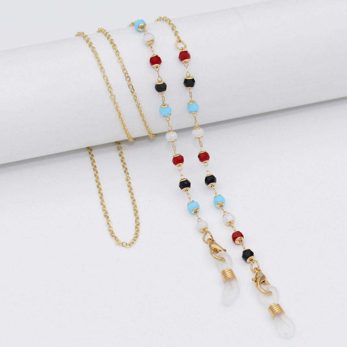 Elegant Crystal-Embellished Eyewear Chain Acalora 1788159829