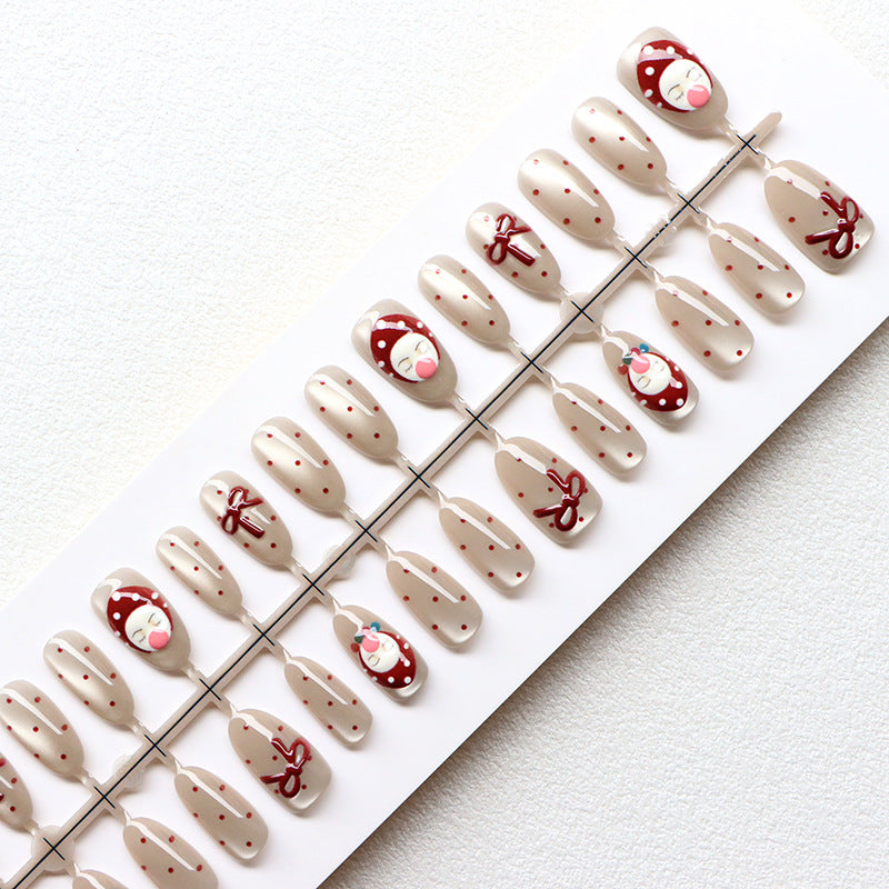 Festive Themed Press-On Nail Decor Acalora