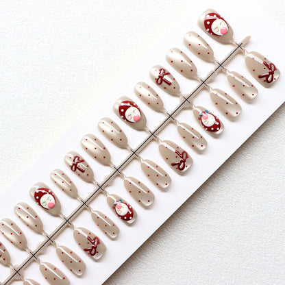Festive Themed Press-On Nail Decor Acalora
