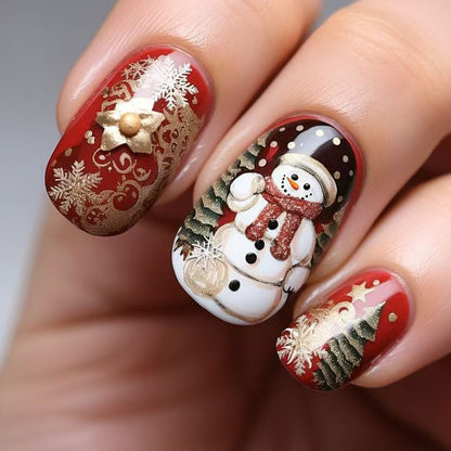 Festive Christmas Nail Art Acalora